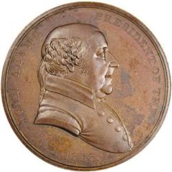 1797 Adams Peace Medal, Unc., 1st Size, 1st Rev.