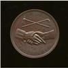 Image 4 : 1817 Monroe Peace Medal, 2nd Size, 1st Rev, AU