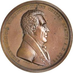 1829 Jackson Peace Medal, 2nd Rev MS63 NGC