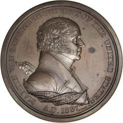 1837 Van Buren Peace Medal, MS62 NGC