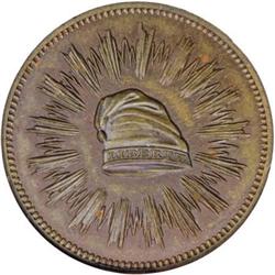 1836 Bronze First Steam Coinage Proof 65 Brown