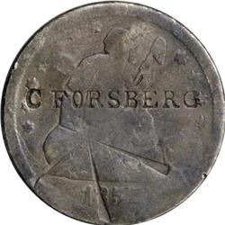 Known Counterstamped Seated Liberty Quarters 2pc