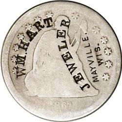 Newly Discovered Wm. Hart Counterstamped Coin
