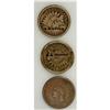 Image 3 : Three-Piece Lot of Indian Cent Counterstamps