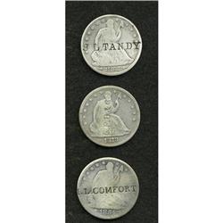 Miscellaneous Counterstamped US Seated Liberty