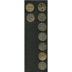 Large Group Lot of Counterstamped US Large