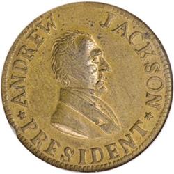 1834 Andrew Jackson, Low 3, Rulau-HT-5, DeWitt