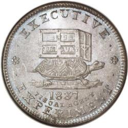 1837 Illustrious Predecessor, HT-33, MS65 Brown