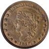 Image 1 : 1837 Liberty - Not One Cent MS63 Red and Brown