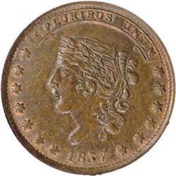 1837 Mint Drop MS62 Brown NGC