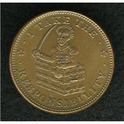 (1833) "I Take The Responsibility" Mint State