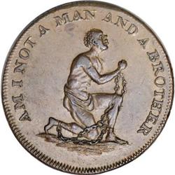 Circa 1790's Anti-Slavery British Conder Token