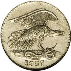 1837 Feuchtwanger Cent MS62 NGC