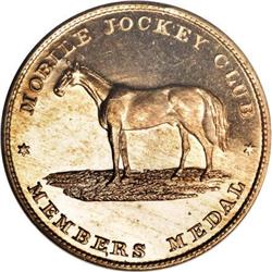 1853 Mobile Jockey Club Miller-Ala-3 Copper