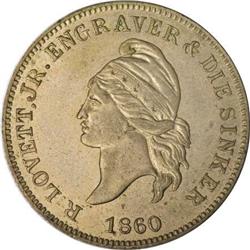 Four Commercial Tokens With 1860 Lovett in