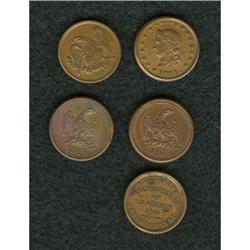 Five Scarce to Rare Wisconsin Civil War Merchant