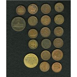 Group Lot of Tokens, Mostly Civil War