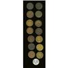 15-Piece Lot of Civil War Merchant Tokens,