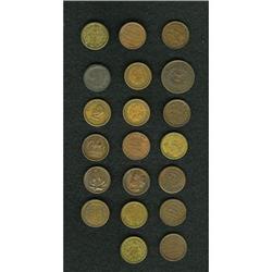 An Assortment of Civil War Tokens