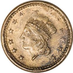 1864 Liberty Head/Union For Ever, Fuld-54/342a,