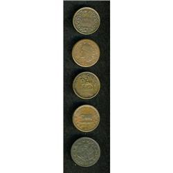 Small Group of Civil War Tokens