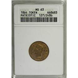 1864 Lincoln/O.K., Fuld-127/248b, R.3, MS63
