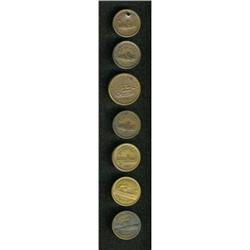 Group of Patriotic Civil War Tokens