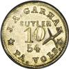 R.7 Civil War Sutler 10 X Cent Token