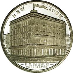 P.T. Barnum Museum, Rulau-NY-NY-11, Wright-63