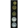 Quintet of 1880s Tokens