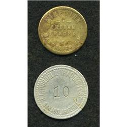Pair of Southwestern Indian Traders Tokens