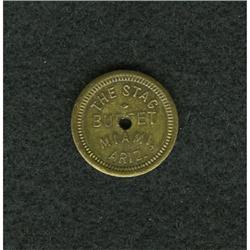 Miami, Arizona Merchants Token The Stag Buffe