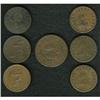 Image 1 : Seven-Piece Lower Canada Breton Token Lot