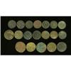Image 2 : Group Lot of 19 British and French Jeton Tokens,