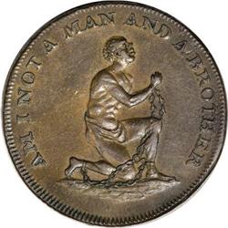 Choice AU/Unc Antislavery Token Circa 1790s