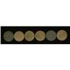 Image 1 : Group Lot of Six British Conder Tokens,