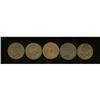 Image 1 : Group Lot of Five Halfpenny Conder Tokens, AU50