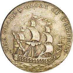 1794 Kent/Deal Brass Conder Token, Very Fine