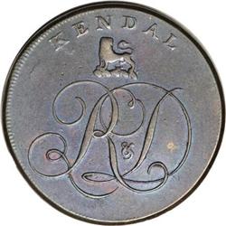 Westmoreland/Kendal 1/2penny Conder, Unc