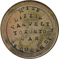 Incused Nickel-Size Brass Token