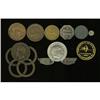 Image 1 : Group Lot of 15 Miscellaneous World Tokens,