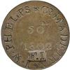Image 1 : 1802 I.W.Phelps & Co. 50 Reis Counterstamped â€œ