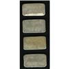 Image 2 : Collection of Four British Hallmark Silver Bars