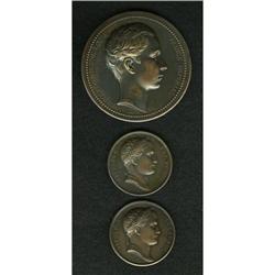 France Bronze Medals Paris Mint Restrikes Circa