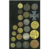 22-Piece Lot of World Medals and Tokens