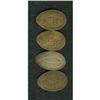Image 1 : Columbian World's Fair Elongated Group Lot 4 pcs