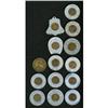 14-Piece Lot of Encased Cents
