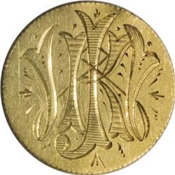 Indian Princess Head Gold Dollar Love Token