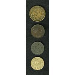 British and French Military Canteen Token Group