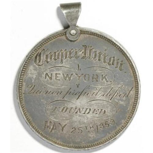 Silver Award Medal Cooper Union